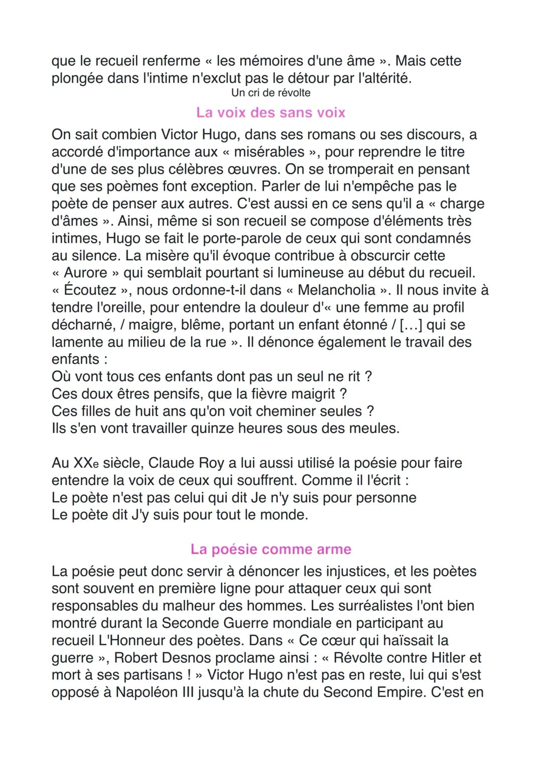 Introduction
<<
Les poètes romantiques ont dû se défendre contre de nombreuses
attaques. Aussi Victor Hugo, dans la préface des Contemplatio