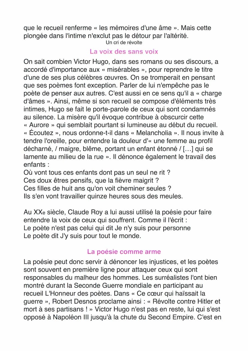 Introduction
<<
Les poètes romantiques ont dû se défendre contre de nombreuses
attaques. Aussi Victor Hugo, dans la préface des Contemplatio
