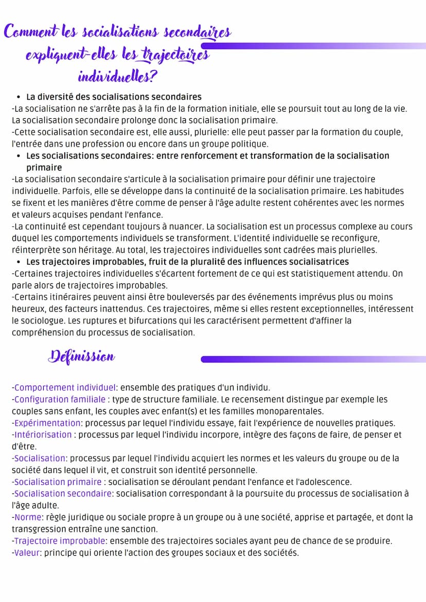 ses
Comment la socialisation contribue-t-elle à expliquer les
différences de comportement des individus
luckybitsy
Comment la socialisation
