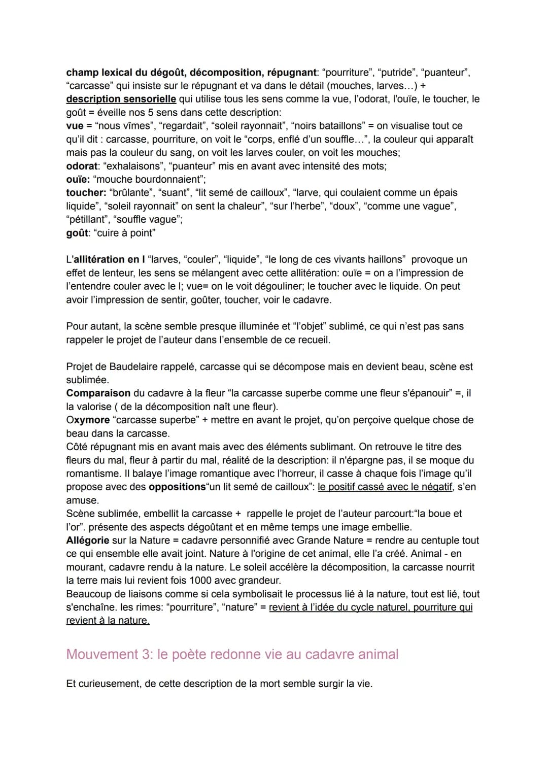 Texte 2: "Une charogne" de Baudelaire
Parcours: alchimie: la boue et l'or
Introduction:
Charles Baudelaire a été l'un des plus grands écriva