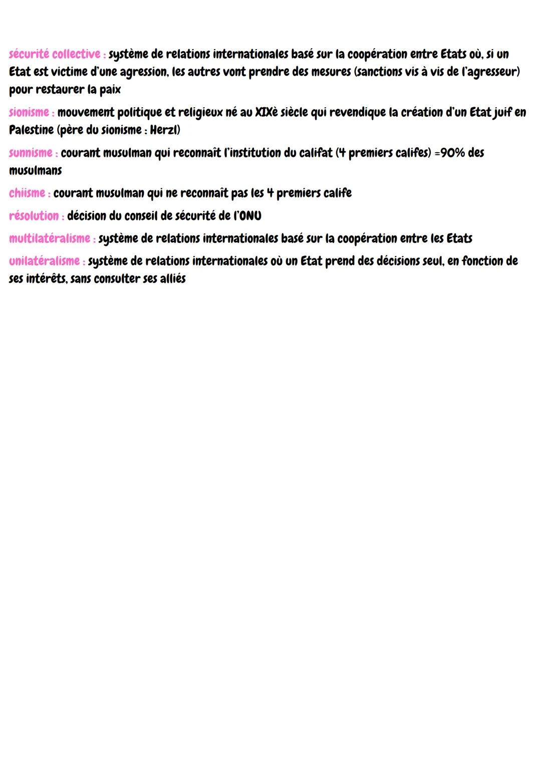 THEME 1
HGGSP
DEFINITIONS
Faire la guerre, faire la paix : formes de conflits et modes de résolution
conflit désaccord/antagonisme entre deu