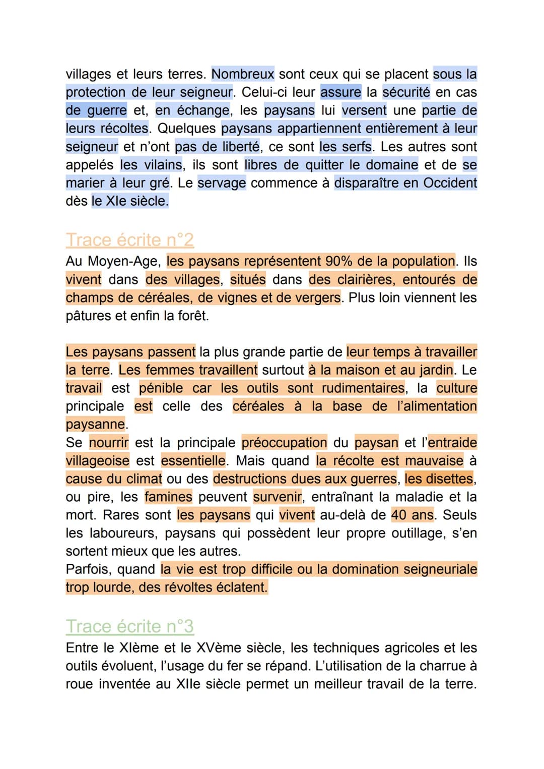Fiche de révision: Moyen-Age
Définition:
1. Consommer à la messe le pain et le vin bénis par le prêtre.
Communier
2. Un voyage effectué par 