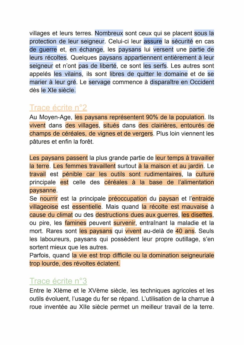Fiche de révision: Moyen-Age
Définition:
1. Consommer à la messe le pain et le vin bénis par le prêtre.
Communier
2. Un voyage effectué par 