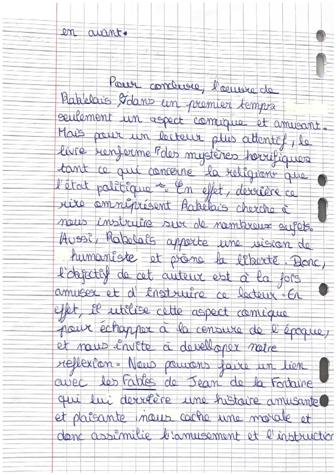 17/20
BONNE
Bac blanc
Français
Connaissance
de l'oeuvre.
Pense à te reline.
Sujet 1 - Dissertation
Au cours de la Rennaissance,
en pleines m
