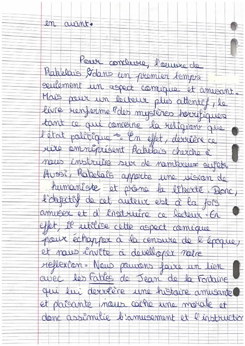 17/20
BONNE
Bac blanc
Français
Connaissance
de l'oeuvre.
Pense à te reline.
Sujet 1 - Dissertation
Au cours de la Rennaissance,
en pleines m
