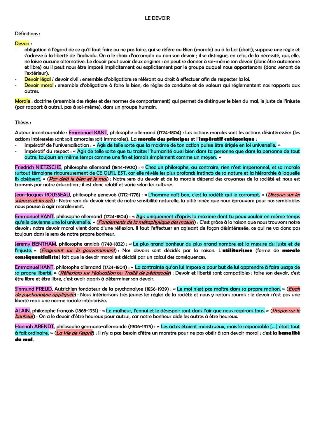 LE BONHEUR
Définitions:
Bonheur :
Étymologiquement : du latin bon = bon; heur = chance; bonne chance.
Au sens de plénitude : état de satisfa