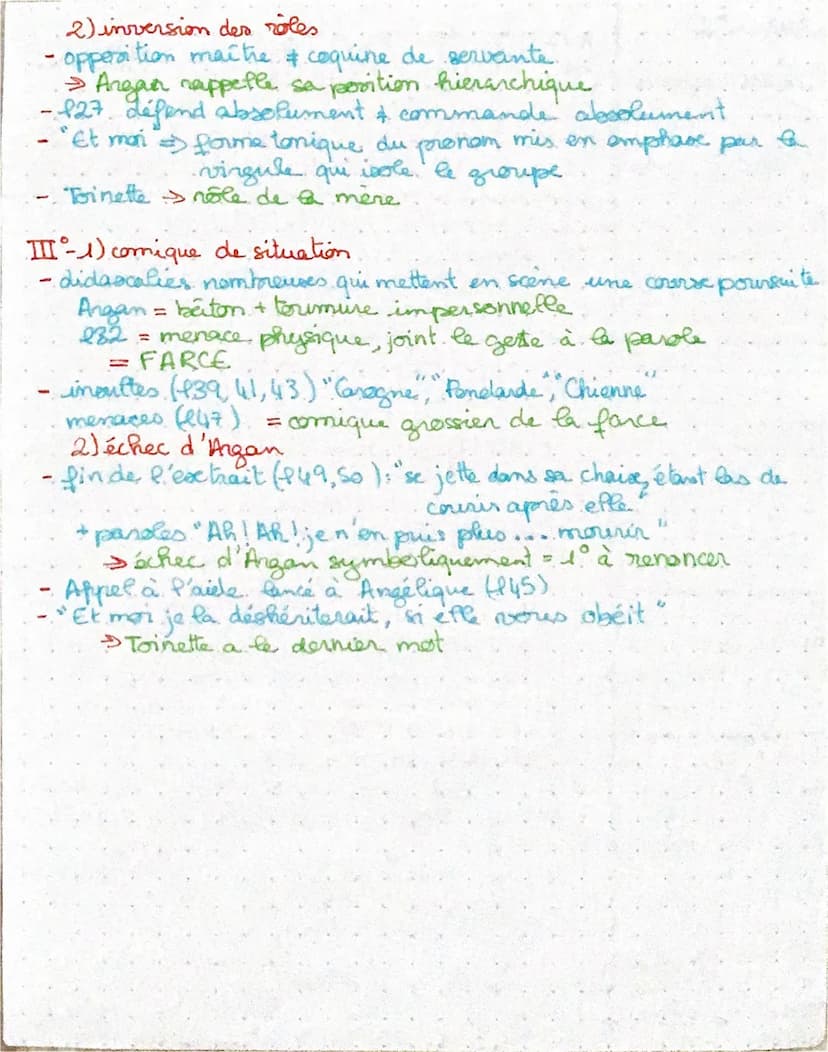terete nºt
Holde imagini ACTE I SCÈNE 5-MOLIÈRE
Malade
I- La question des corrent
(1-26)
Comment cette scène d'opposition entre le maître
et