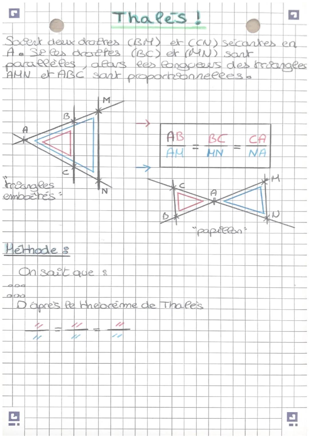 B
# Pythagore!

C

donnée

$
BC² = AC² + AB²
$

hypotenuse

deux
autres côtés

conclusion

Se on briangle est recrangle alors la
langueur au