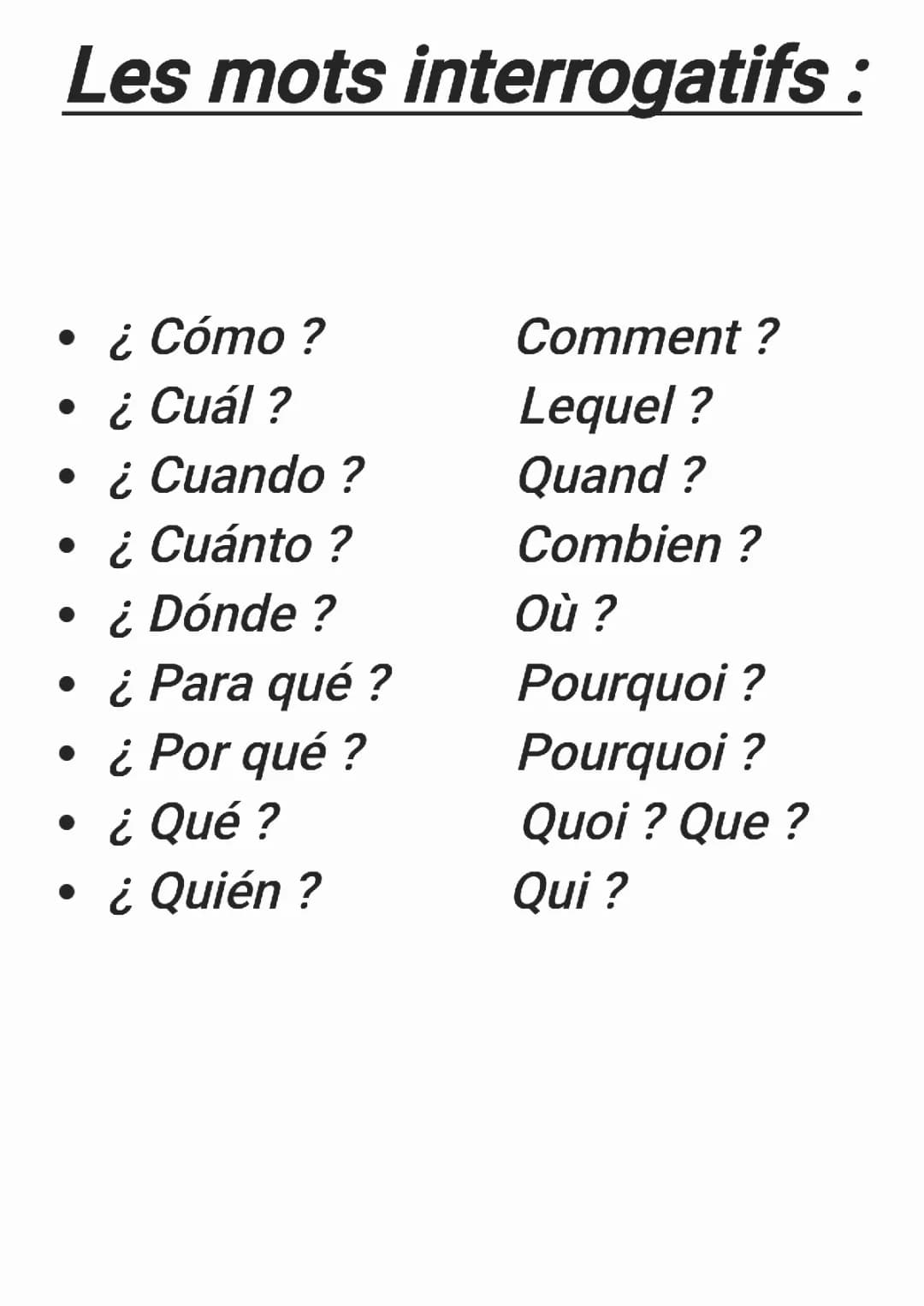 Guía Completa de los Mots Interrogatifs: PDF y Ejercicios