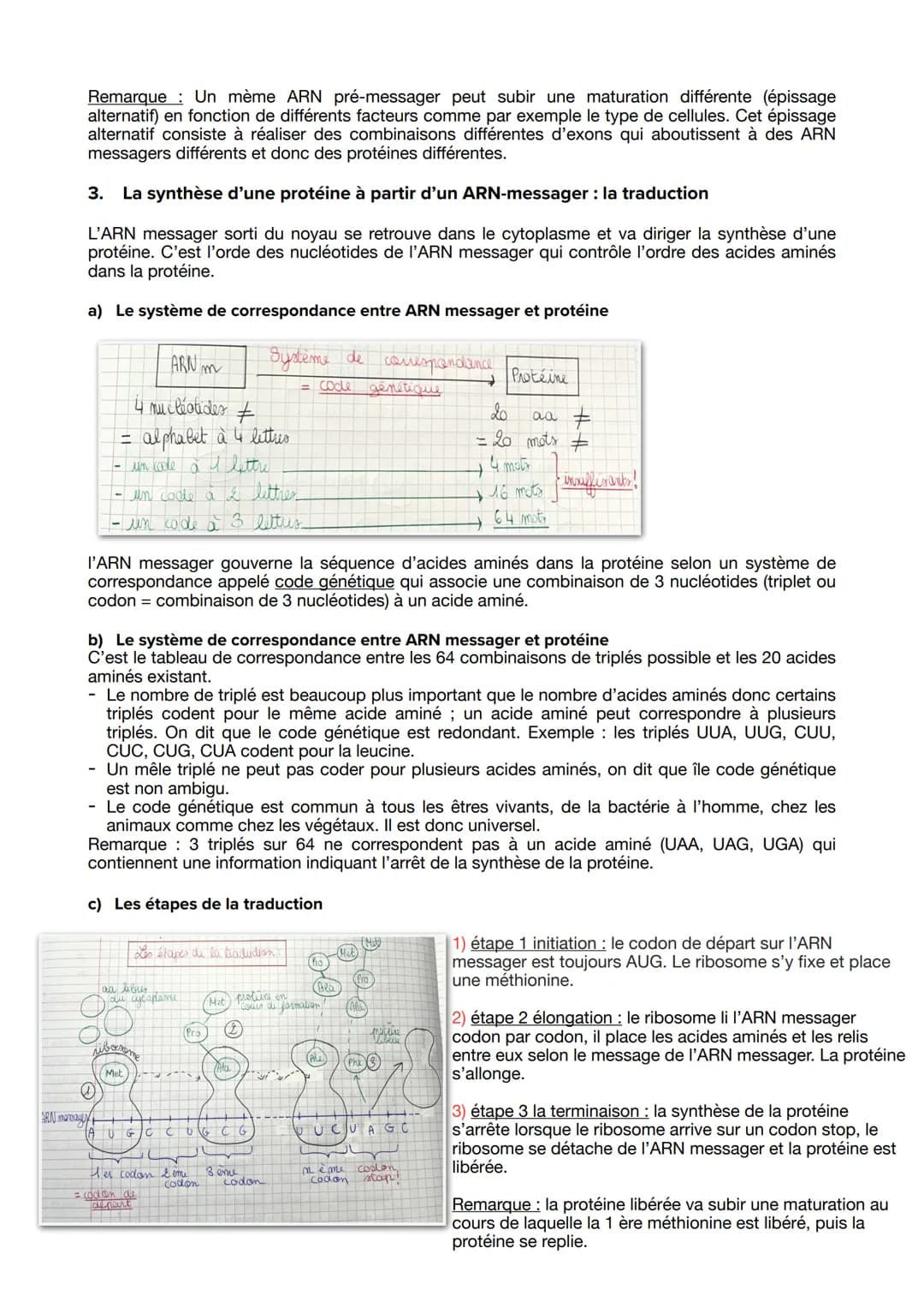 Thème 1A: Transmission, variation et expression du
patrimoine génétique
Chapitre 5 : L'expression du patrimoine génétique
Le but de toute ce