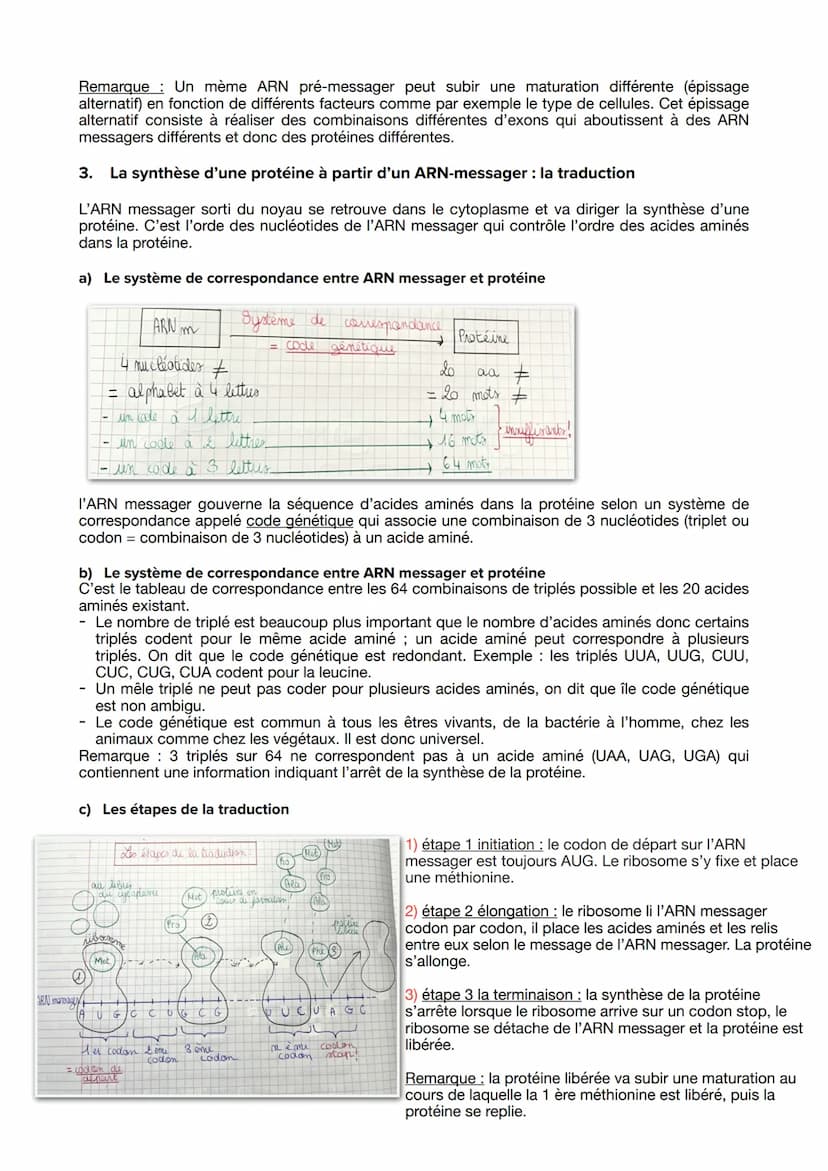 Thème 1A: Transmission, variation et expression du
patrimoine génétique
Chapitre 5 : L'expression du patrimoine génétique
Le but de toute ce
