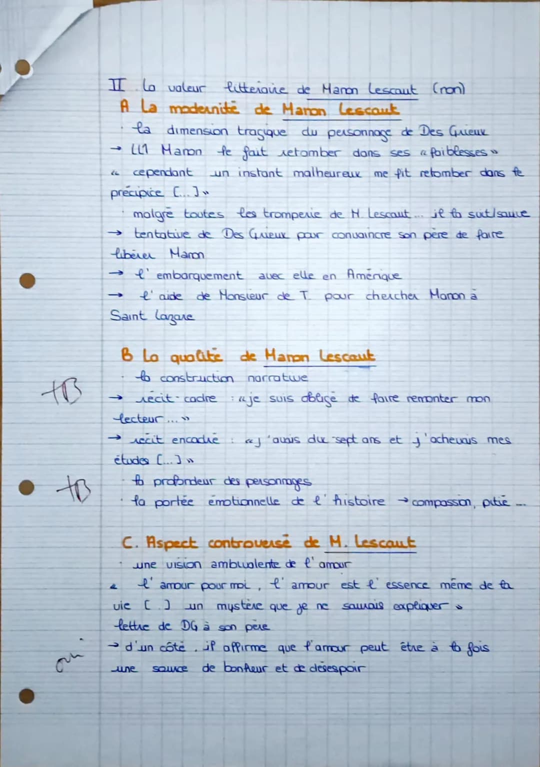 Dissertation Manon Lescaut
Sujet: Napoléon déclarait que Manon Lescaut de l'abbé Prévost était "un roman
d'antichambre, un médiocre divertis