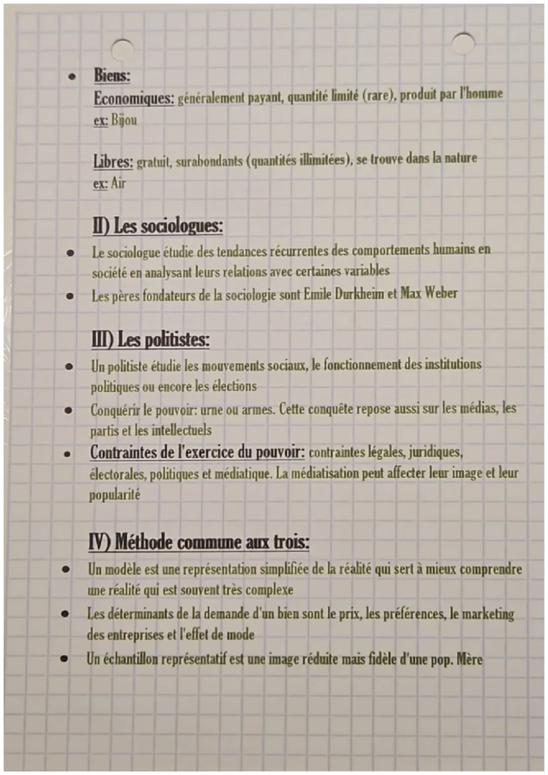 SES:
Chap. 1: Comment les économistes, les sociologues et les politistes
raisonnent-ils et travaillent-ils?
●
●
●
Les démarches scientifique