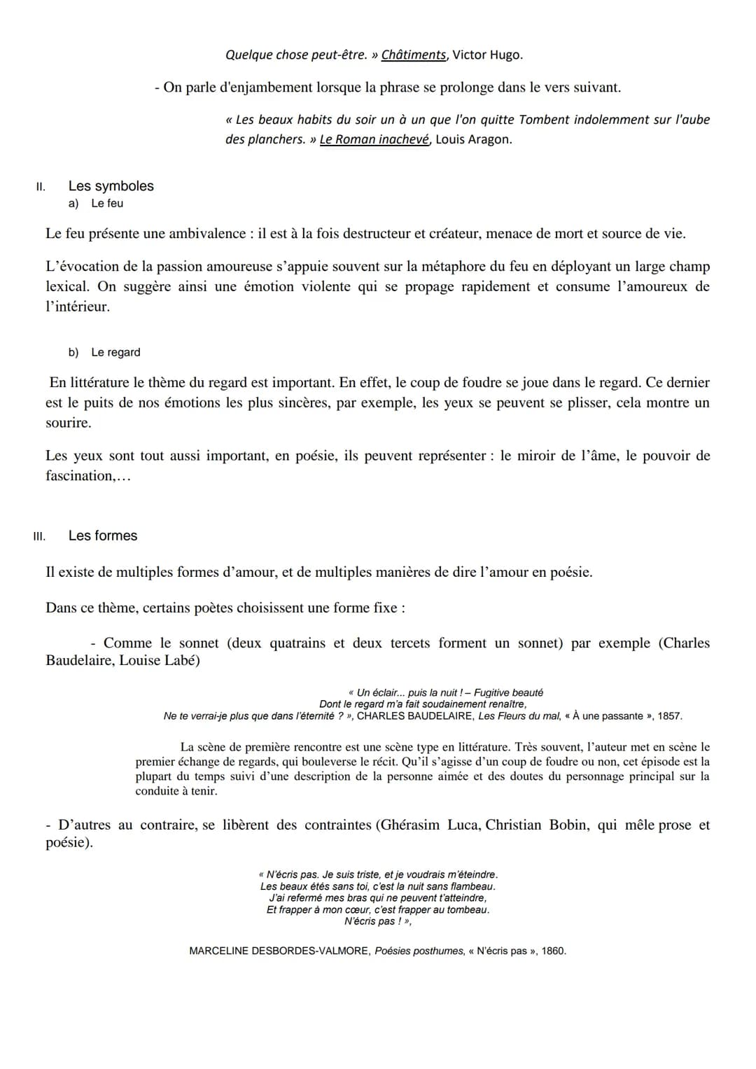 I.
Le lyrisme
a) Définition
Dire l'amour
Le registre lyrique privilégie l'expression d'émotions et de sentiments personnels, comme l'amour. 