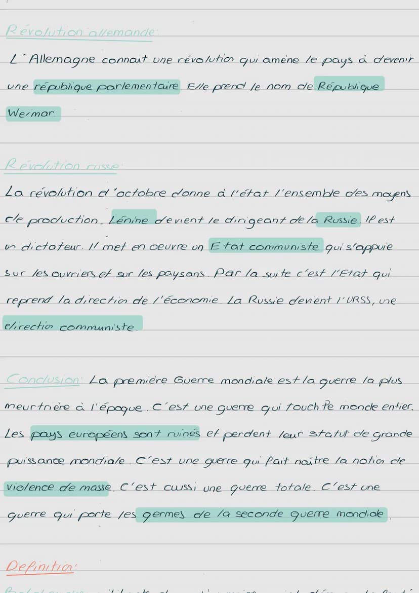 La Première Guerre Mondiale
Les différent camps.
Triple Entente
- France
- Royaume-Unis.
Empire russe
Halie
USA
les colonies
Le déclencheur
