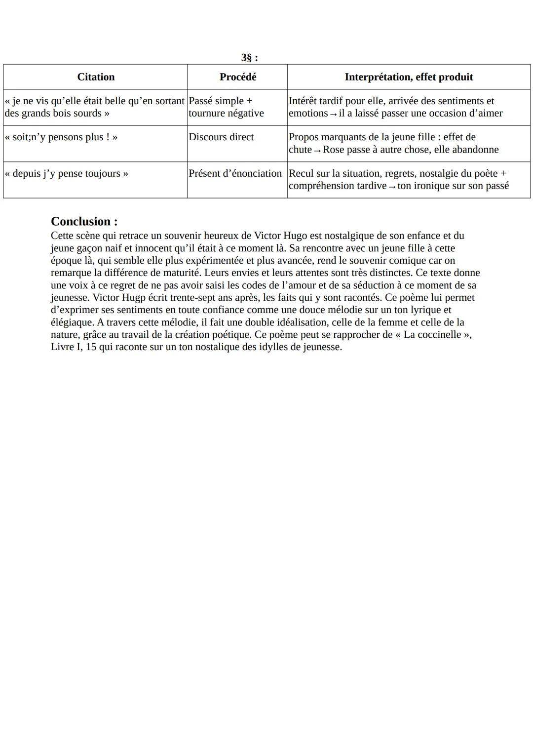 LECTURE LINEAIRE: Victor Hugo, Les Contemplations: << Vieille chanson
du jeune temps >> Livre I, 19, au XIXe siècle

Texte :
Je ne songeais 