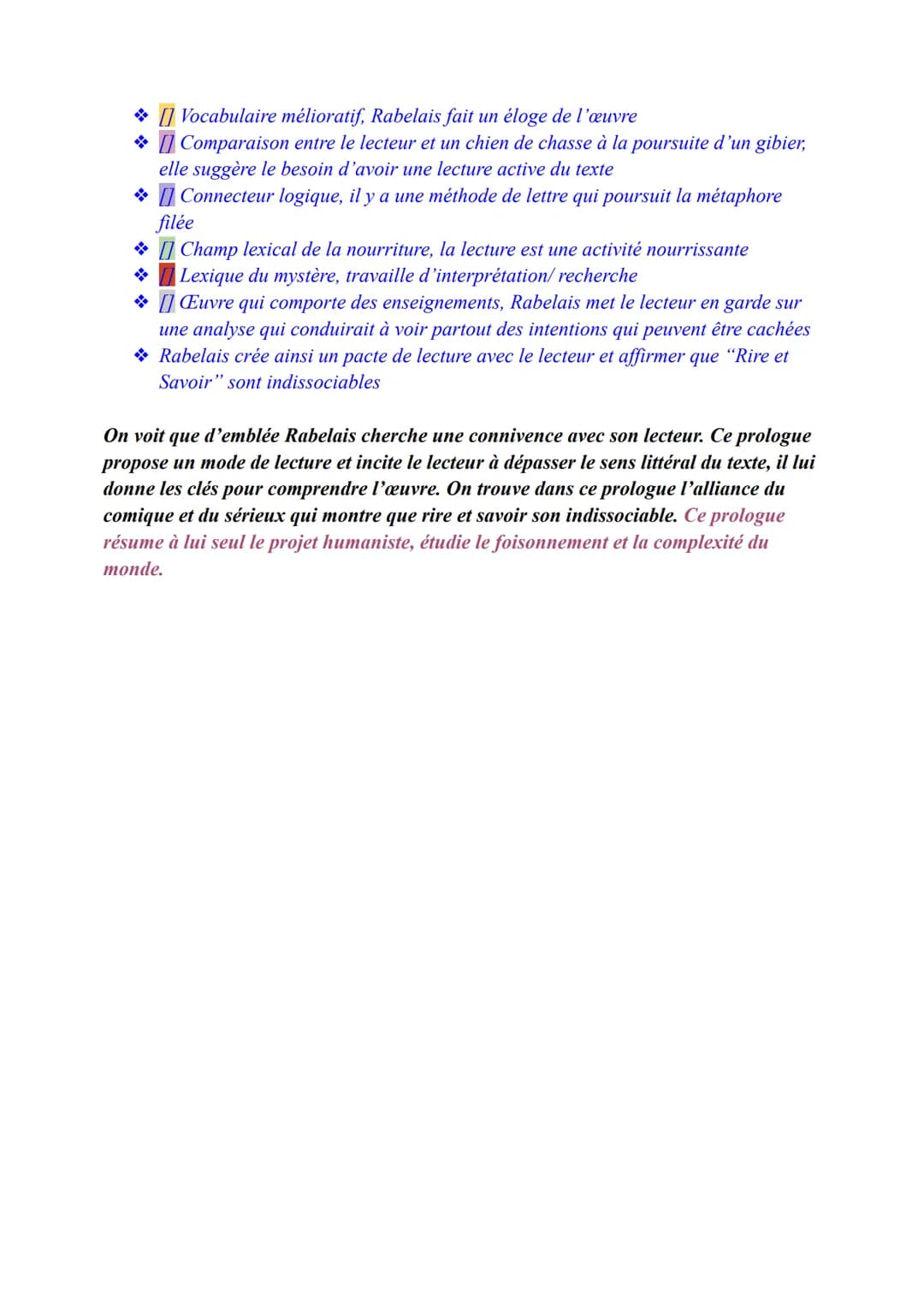 Texte 11: Gargantua
Gargantua est une œuvre du 16e siècle de Rabelais sortie en 1534. Rabelais est
humaniste, mais aussi un moine, juriste e