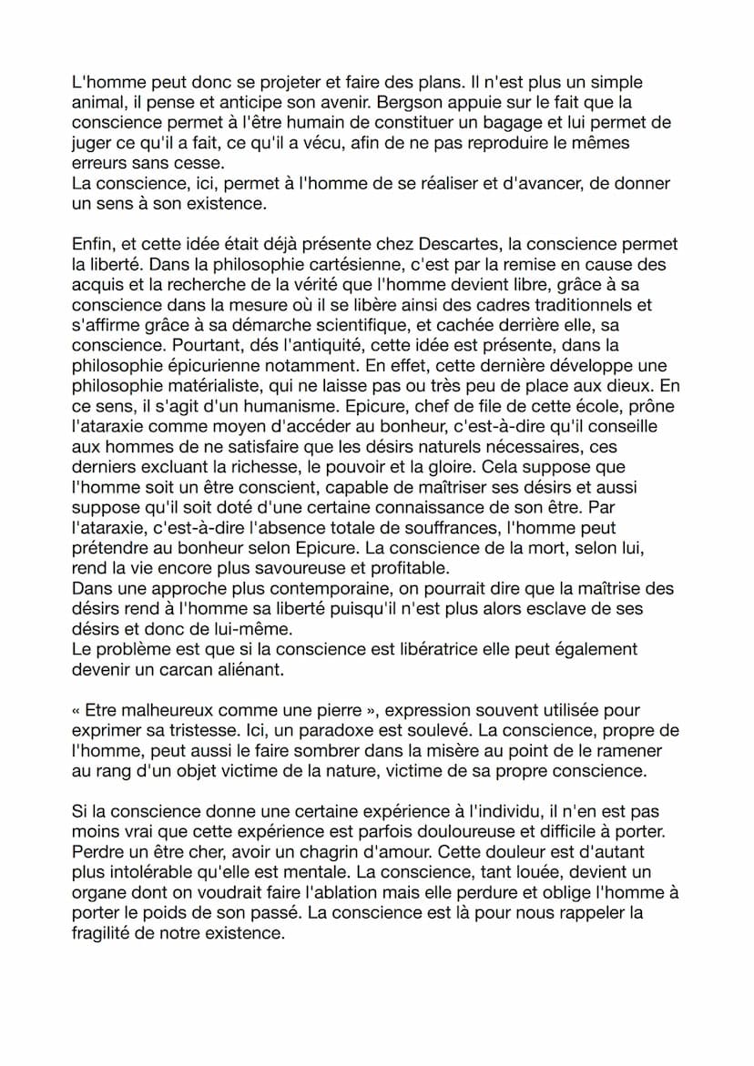 La conscience fait-elle la grandeur ou la misère de l'homme ?
Introduction
Selon l'opinion commune, la conscience est la faculté principale 