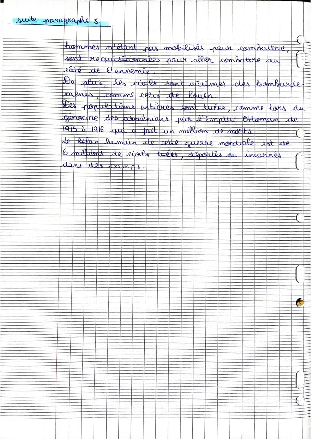 INTRO:
Histoire
Sujet de rédaction.
PARAGRAPHE 1:
Sous la forme d'un développement construit,
expliquez comment les civils ont été mobilises