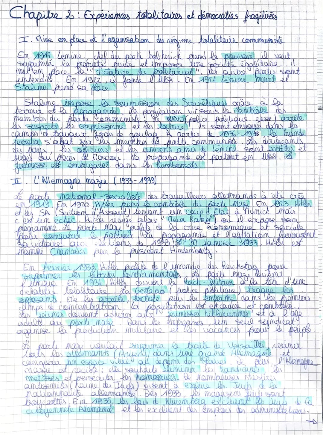 Le régime stalinien : un régime totalitaire en URSS