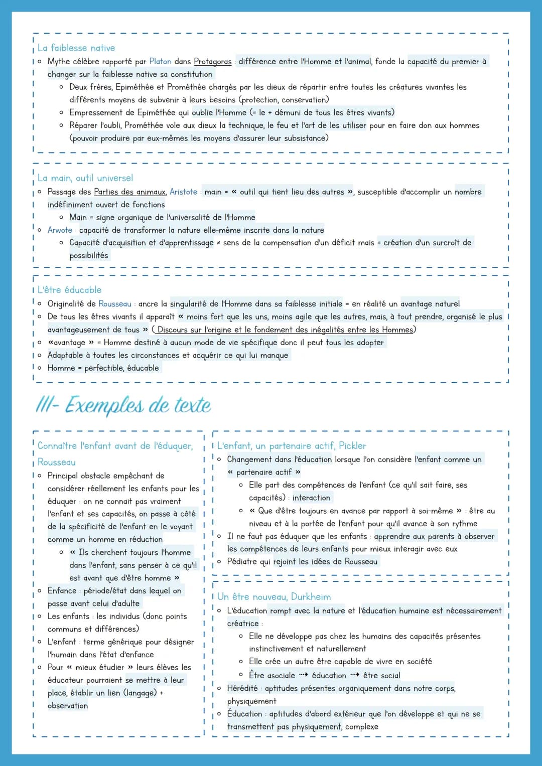éducation, transmission et
émancipation
la recherche de soi
Introduction
୮
I Recherche lexicale
lo Éducation formation, enfant, adolescents,