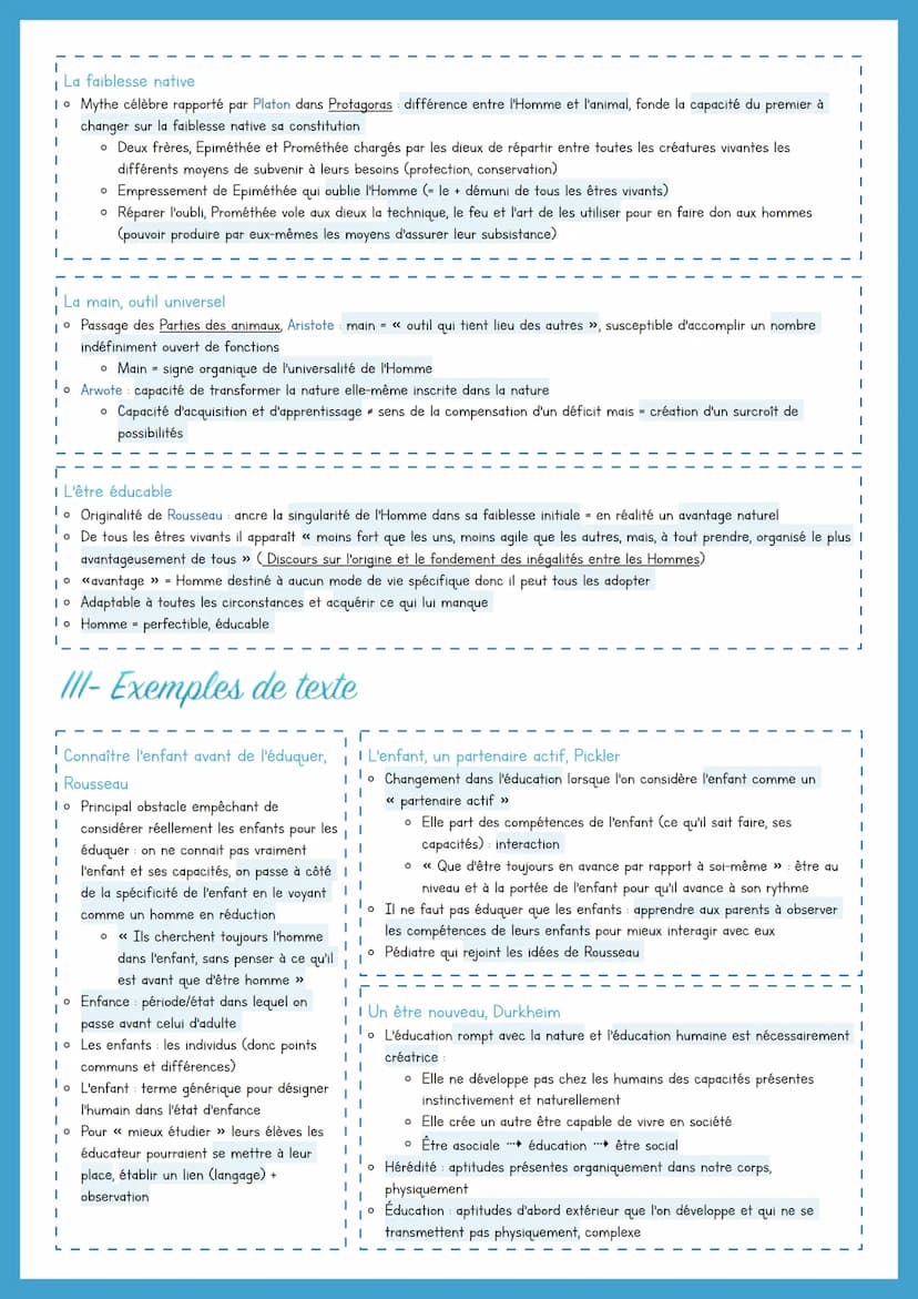 éducation, transmission et
émancipation
la recherche de soi
Introduction
୮
I Recherche lexicale
lo Éducation formation, enfant, adolescents,