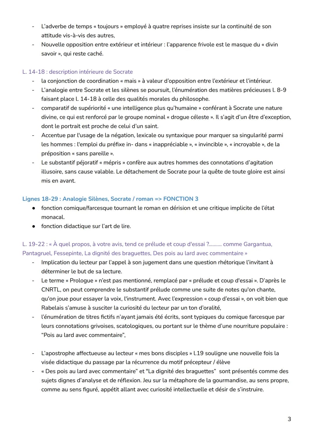 RABELAIS, Gargantua, Prologue
Introduction
L'Humanisme souhaite le progrès de la condition humaine grâce à la diffusion de la
connaissance.

