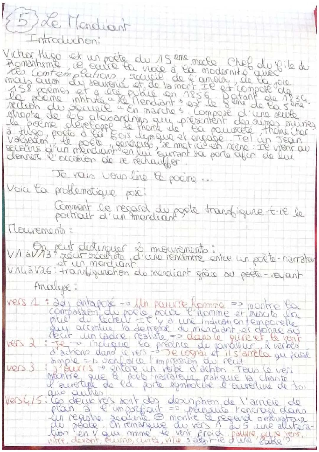 Découvre le Poème 'Le Mendiant' de Victor Hugo