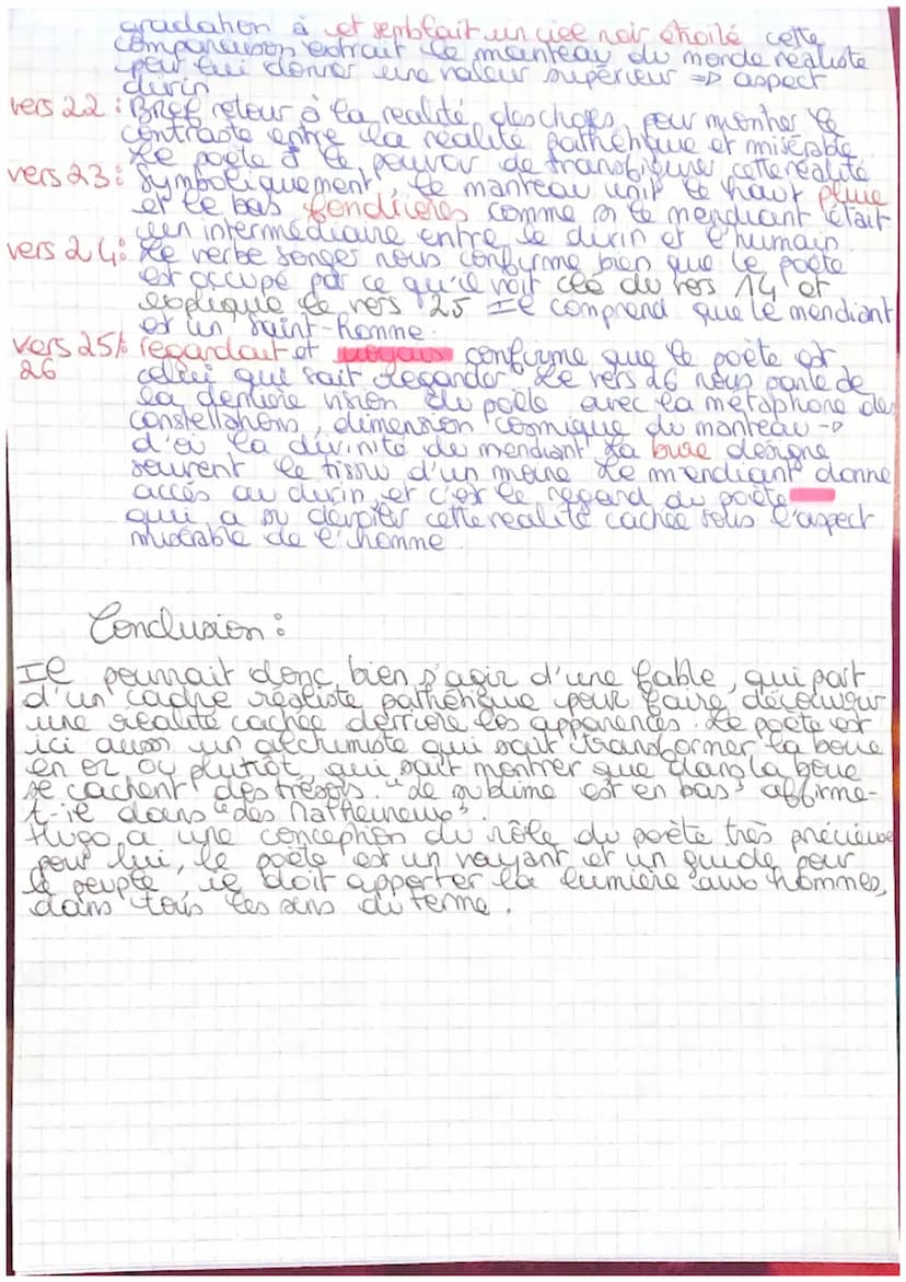 (5) Le Mondiant
Introduchen:
Victor Hugo est un poète du 19 ame mecle Chef du file du
Romantisme, ce quire la noce à la modernité quec
xes c