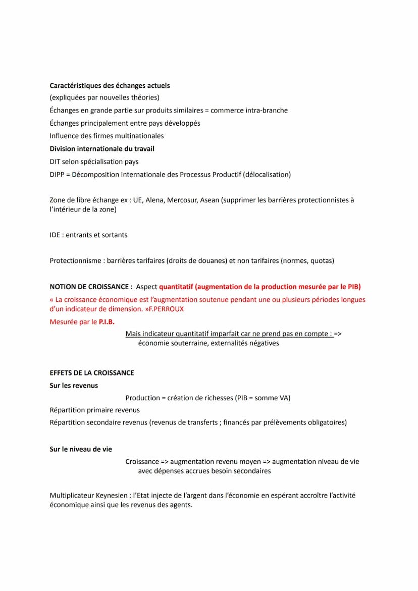 Concepts à maîtriser
Economie
Compétitvité; prix, hors prix
Attractivité : fiscale, sociale, infrastructures, demande,....: objectif : attir