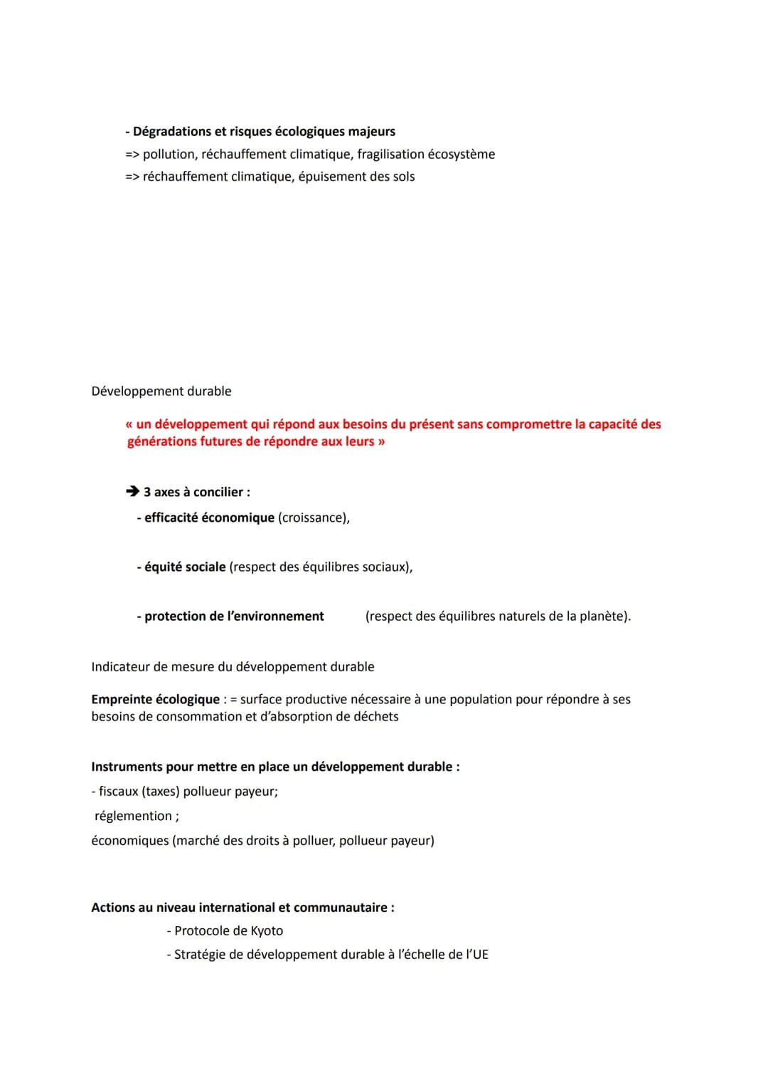 Concepts à maîtriser
Economie
Compétitvité; prix, hors prix
Attractivité : fiscale, sociale, infrastructures, demande,....: objectif : attir