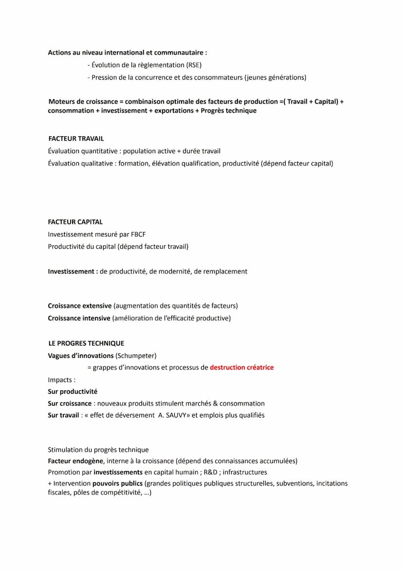 Concepts à maîtriser
Economie
Compétitvité; prix, hors prix
Attractivité : fiscale, sociale, infrastructures, demande,....: objectif : attir