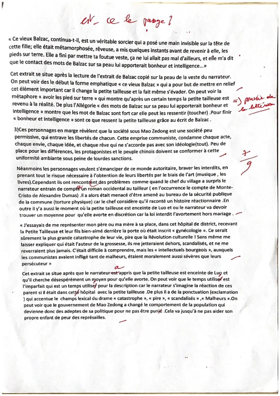 1x travail sérieux, faisa
N'ouble pas de t'impliquer par
Séquence: personnage en marge ,plaisir romanesque
afin de montrer ce
le "je"
dans l