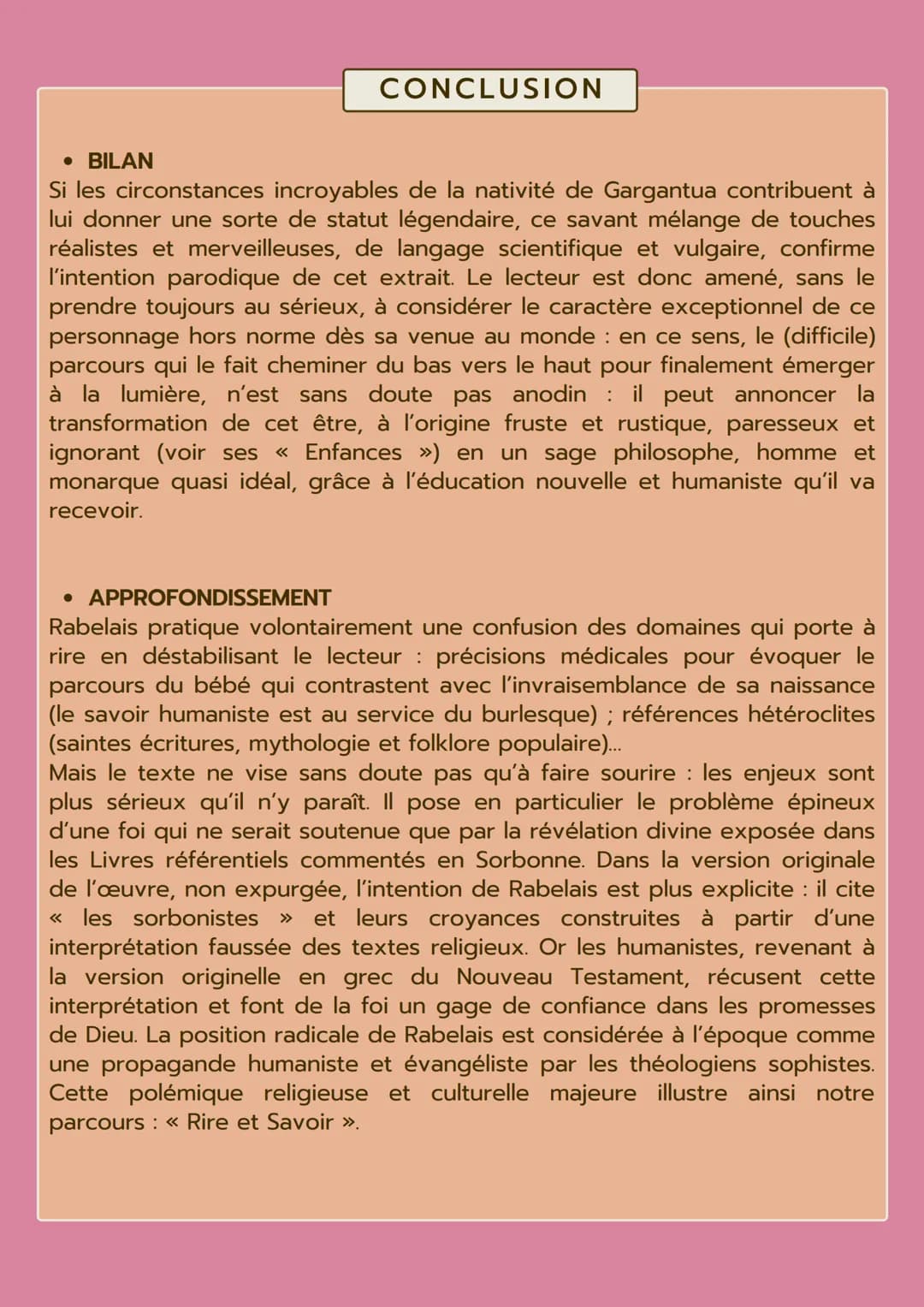 GARGANTUA
Chapitre IV
RABELAIS
INTRODUCTION
• AMORCE
François RABELAIS a publié son roman
Gargantua en 1534 sous le pseudonyme
d'Alcofribas 