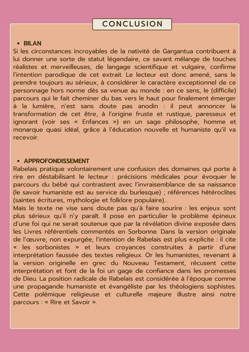 GARGANTUA
Chapitre IV
RABELAIS
INTRODUCTION
• AMORCE
François RABELAIS a publié son roman
Gargantua en 1534 sous le pseudonyme
d'Alcofribas 