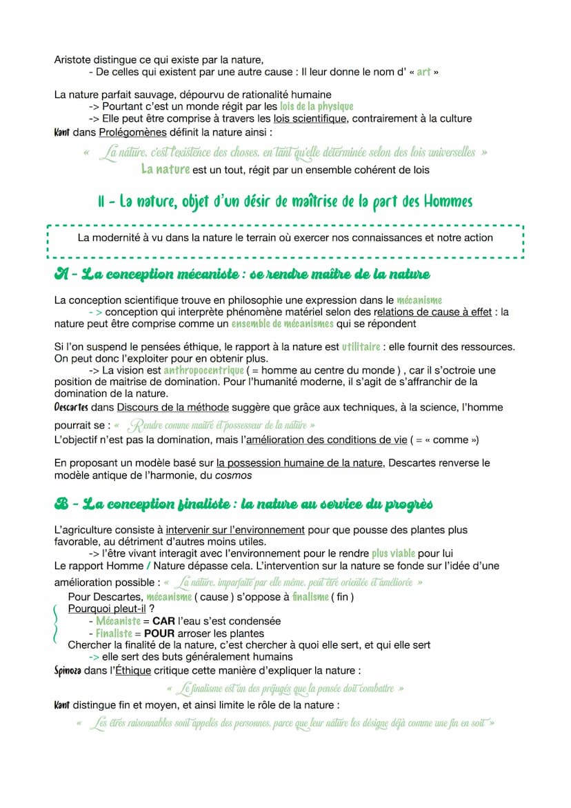 CHAPITRE I
La nature NATURE: Nous pouvons parler de la nature d'une personne, d'un élément naturel ou non...
= Il s'agit d'un mot polysémiqu