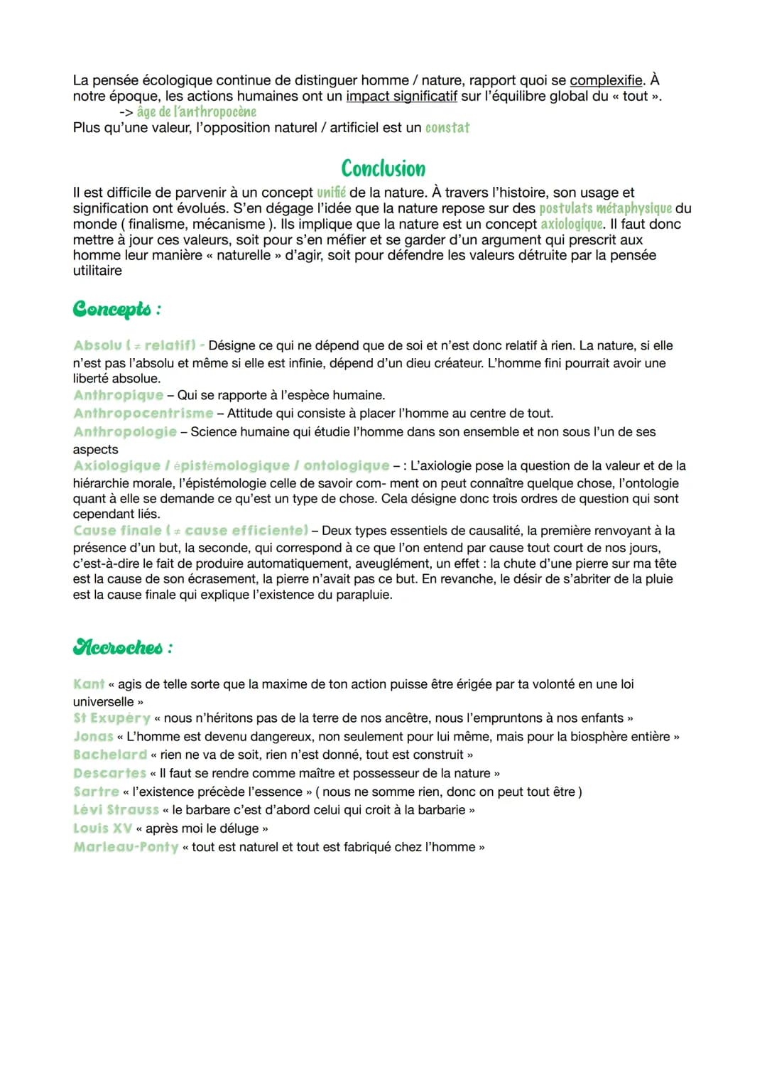 CHAPITRE I
La nature NATURE: Nous pouvons parler de la nature d'une personne, d'un élément naturel ou non...
= Il s'agit d'un mot polysémiqu