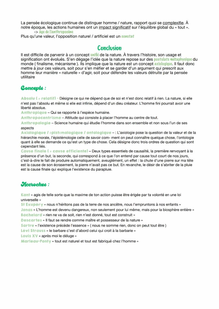 CHAPITRE I
La nature NATURE: Nous pouvons parler de la nature d'une personne, d'un élément naturel ou non...
= Il s'agit d'un mot polysémiqu