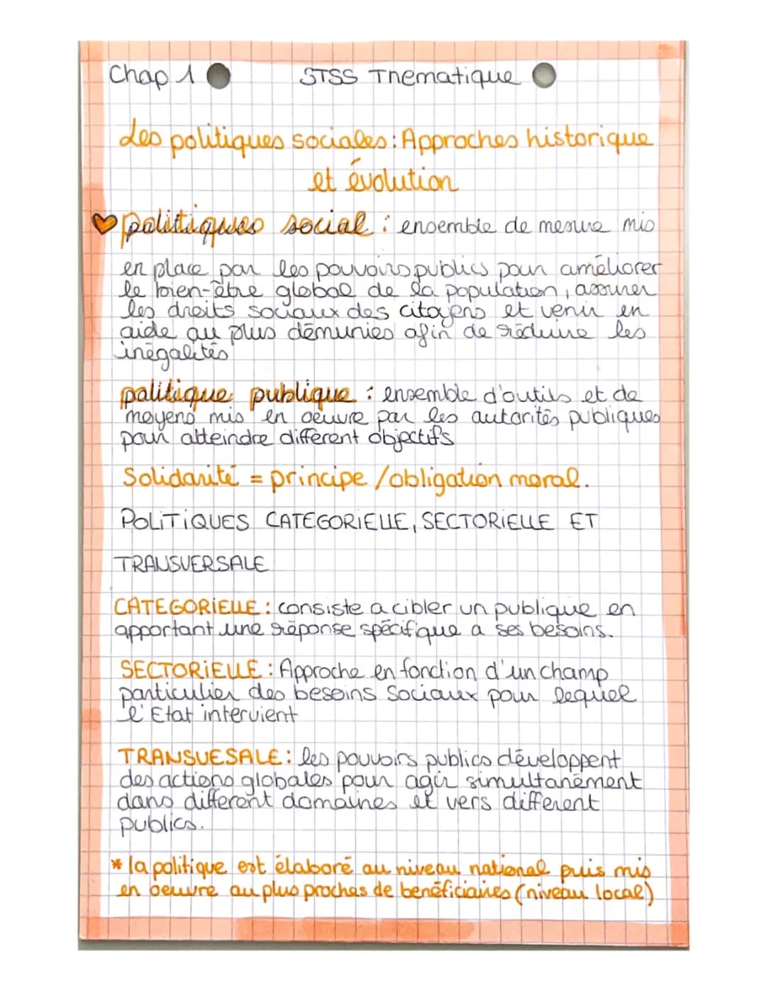 Les politiques sociales expliquées : Fiches PDF et définitions simples