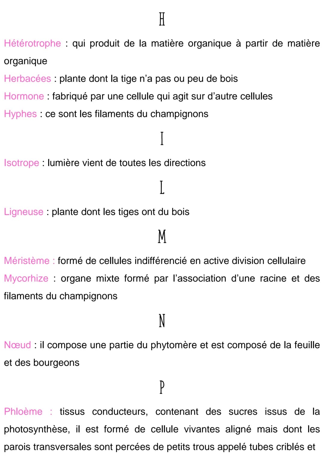 
<h2 id="angiosperme">Angiosperme</h2>
<p>Une angiosperme est une plante qui porte des fleurs puis des fruits.</p>
<h2 id="anisotrope">Aniso