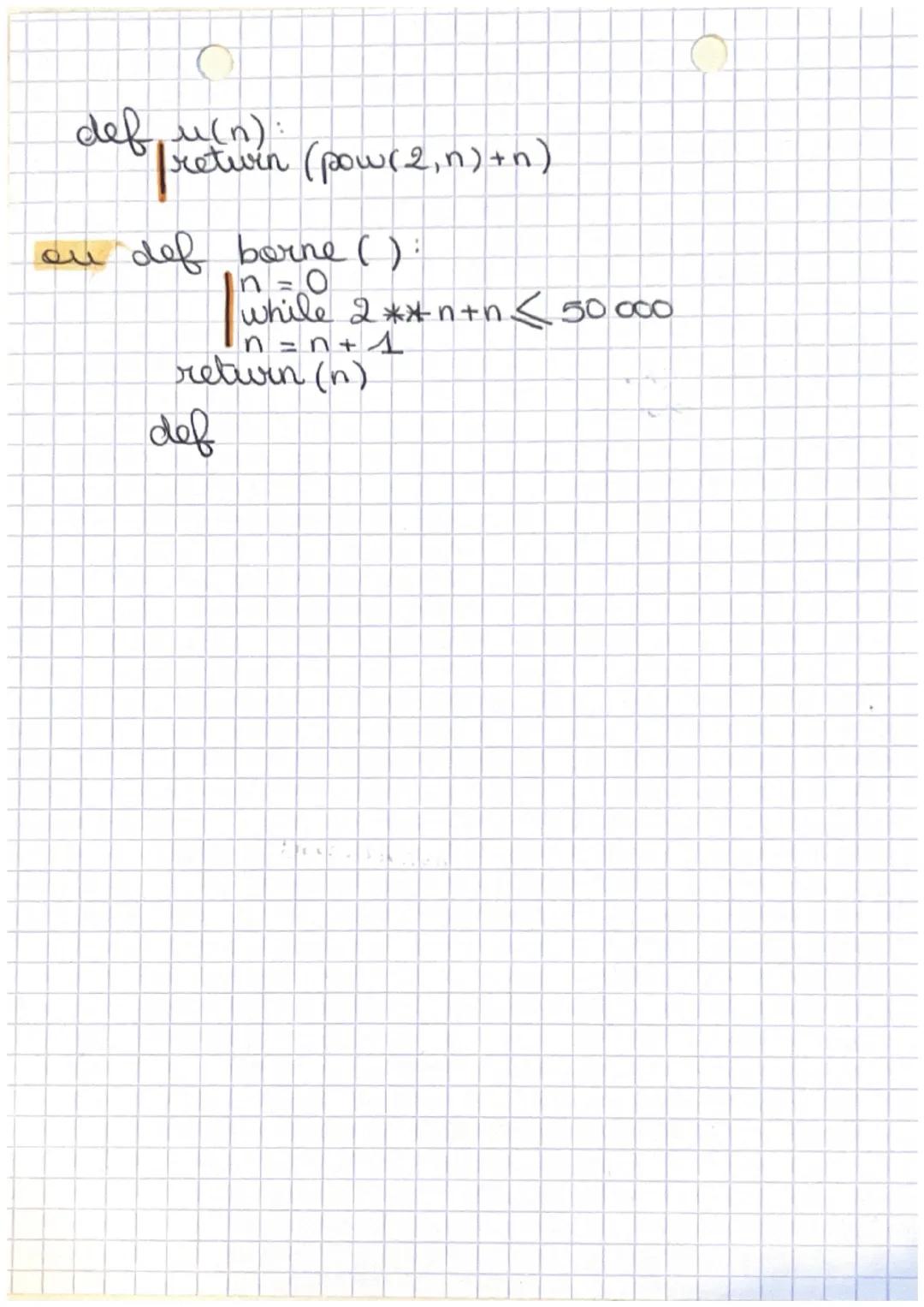 # les Suites 30/11

DEF: une suite numérique est une liste
ordonnée et infinié de no réels

Remarques: chaque no est apele terme un
appelé
n