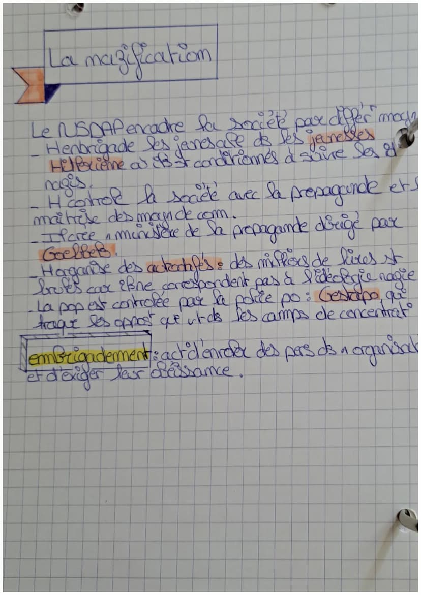 3²
HISTOIRE A
ES REGIMES TOTALITAIRES
became plantaire: dictature qui controle
dipartiunique de sociele au mayen.
Da propa-
-gande et du con