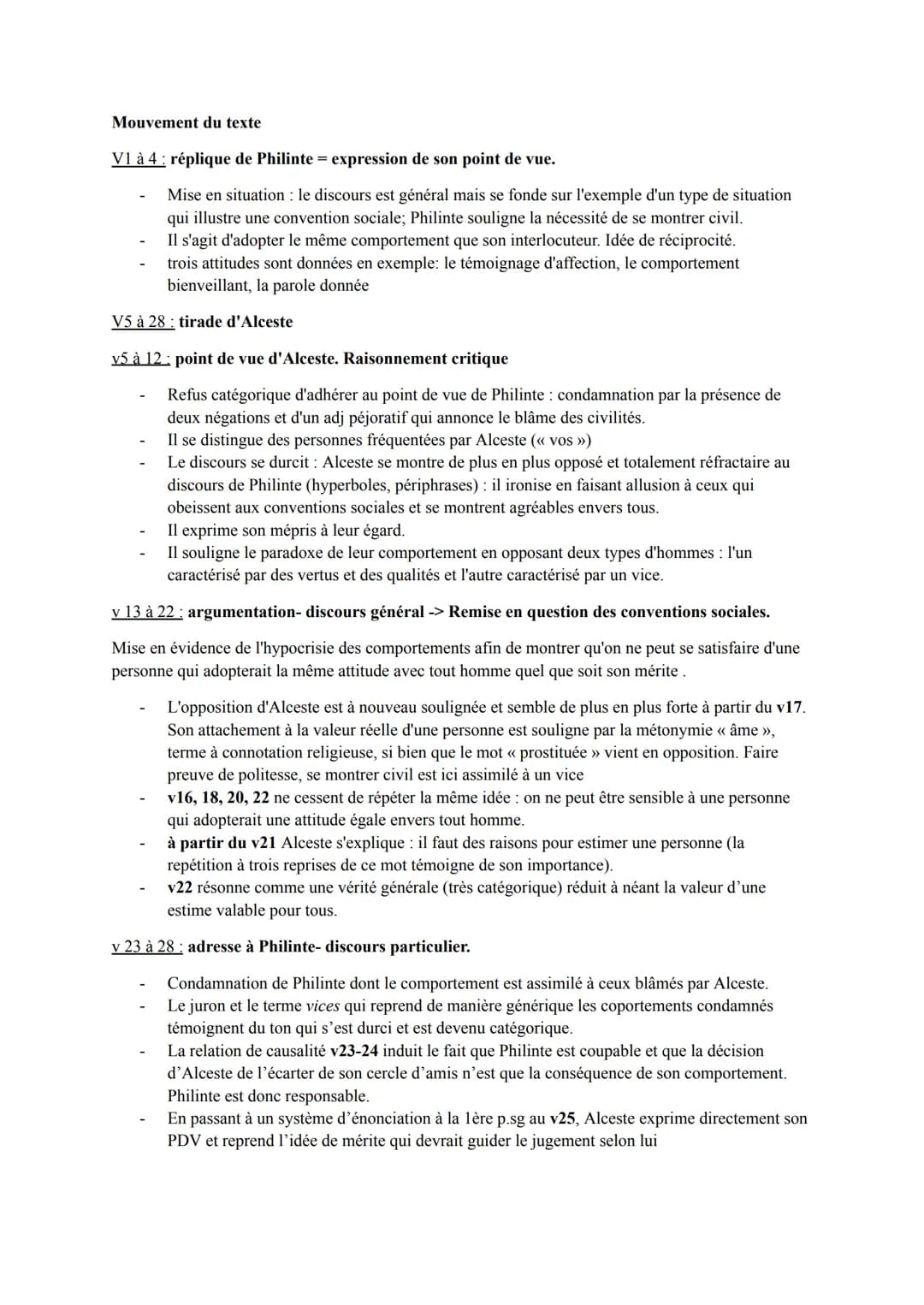 Le Misanthrope
1. Lorsqu'un homme vous vient embrasser avec joie,
2. Il faut bien le payer de la même monnoie,
3. Répondre, comme on peut, à