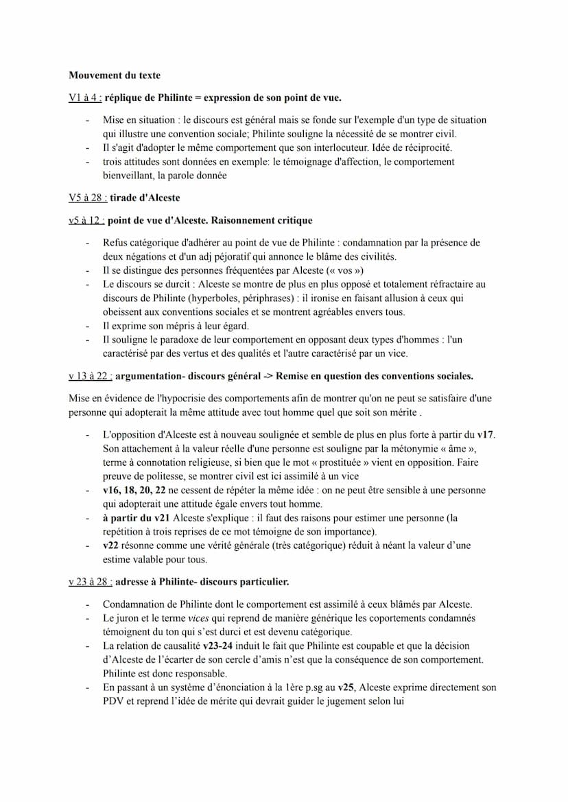 Le Misanthrope
1. Lorsqu'un homme vous vient embrasser avec joie,
2. Il faut bien le payer de la même monnoie,
3. Répondre, comme on peut, à