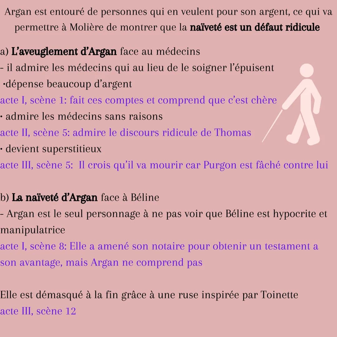 Ce qu'il faut retenir
pour une dissertation sur:
Le Malade Imaginaire
Molière un spectacle divertissant
RIRE
> comiques
INTRIGUE COMPLEXE
ST