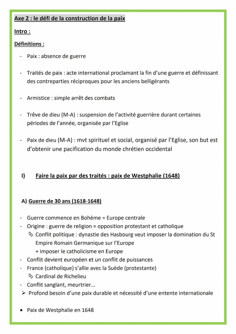 hggsp
Thème 2
Faire la guerre, faire la paix
PAS
CORRES
Paix absence de conflits
OUTREACH
IRAN
définitions :
Conflit: lutte ouverte qui se m