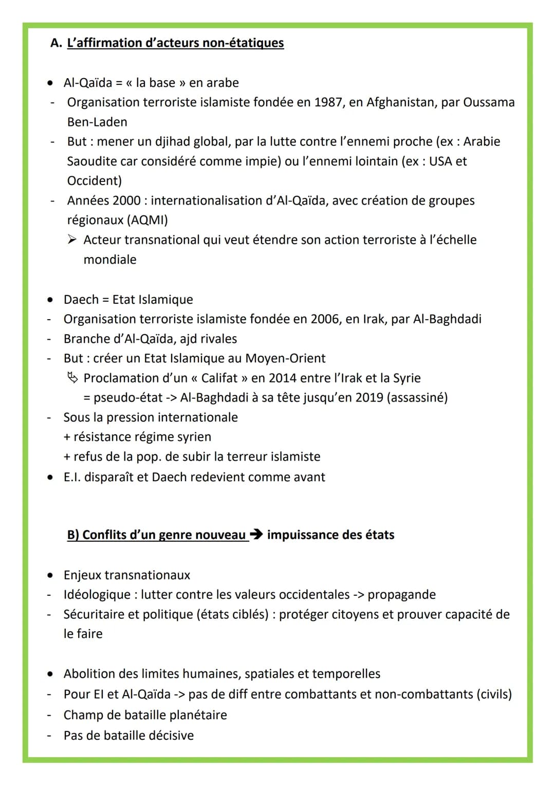 hggsp
Thème 2
Faire la guerre, faire la paix
PAS
CORRES
Paix absence de conflits
OUTREACH
IRAN
définitions :
Conflit: lutte ouverte qui se m
