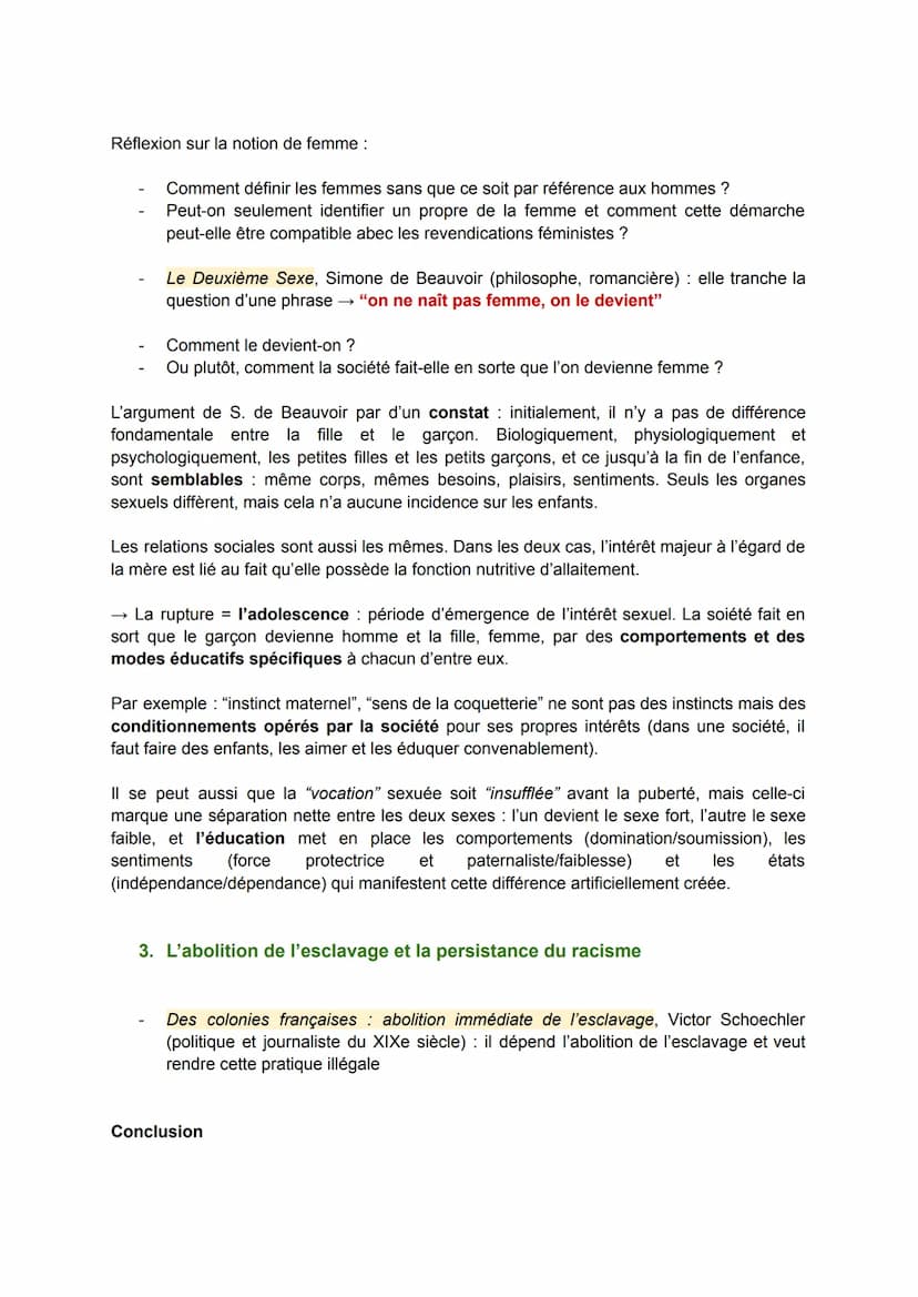 HLP RÉVISIONS
L'ÉMANCIPATION POUR TOUS ?
Apprend-on à être libre ? On peut penser que chacun aspire à l'émancipation, qu'il s'agisse
du jeun