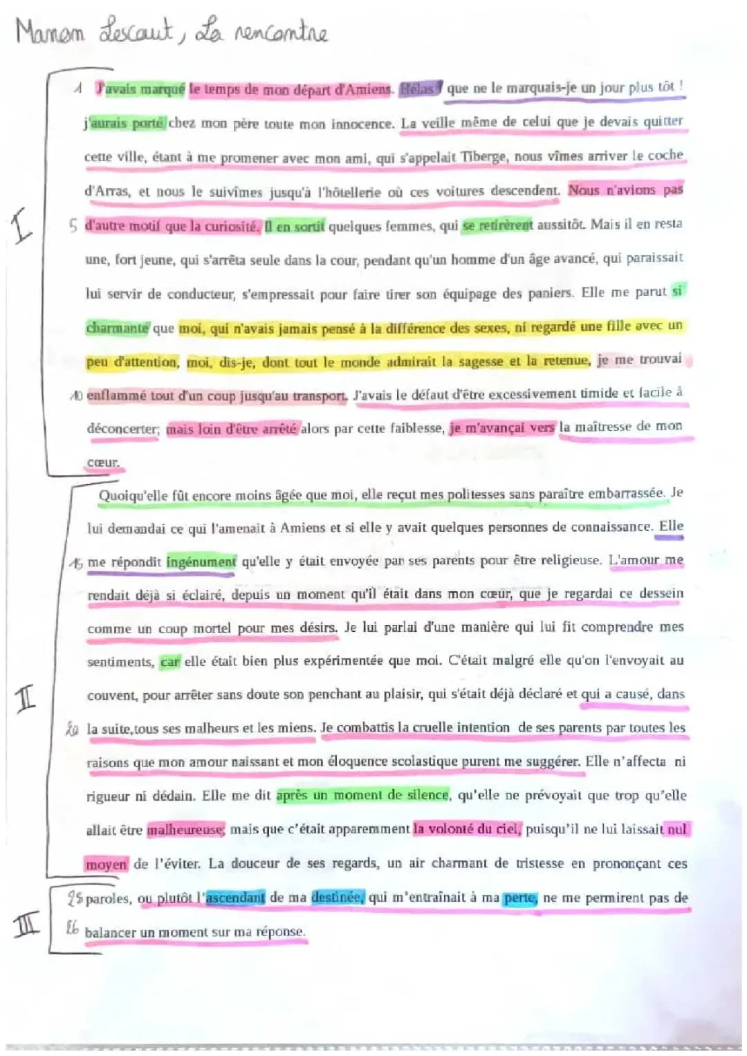 La Rencontre Amoureuse de Manon Lescaut: Analyse Simple