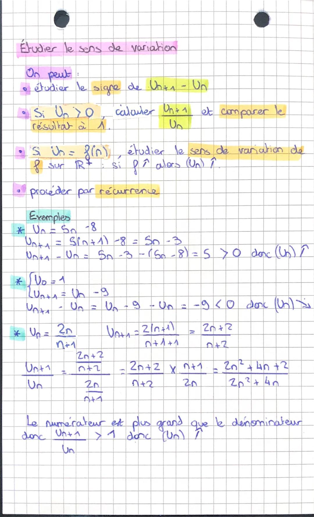 to On peut definir une suite :
- de façon explicite
en fonction de n
exemple: Un = 2n + 3
SUITES NUMERIQUES
1
9
exemple U₂=3
le terme initia